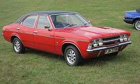 Ford Cortina MkIII GXL ca 2000cc registered June 1972.JPG